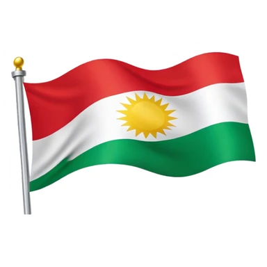 Kurdistan Flagge  sticker