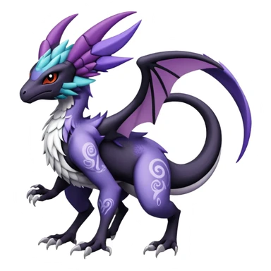Salandit-Absol-Noibat-Noivern-Hybrid (Full body) sticker