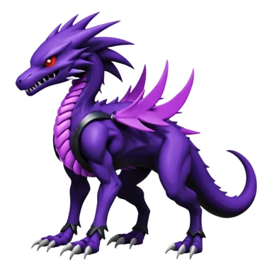 Darkrai-Venom-Sergal-Vernid-Protogen-Fakémon-Pokémon-creature  sticker