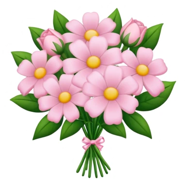 Light pink bouquet of flowers sticker