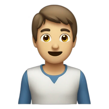 Mano haciendo el numero 3 sticker