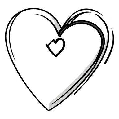 Wu-Tang Clan W symbol inside a heart sticker