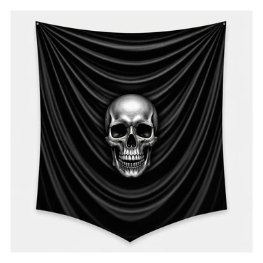 goth banner, no text, no background, minimal, expressive, variation 3 sticker