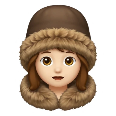 just fur hat sticker