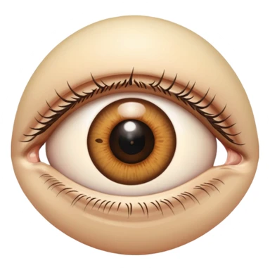Anatomical eyes sticker