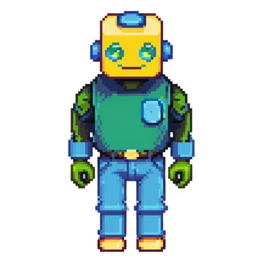 classic Roblox Noob character sticker