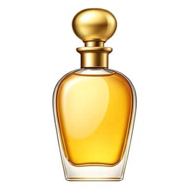 Esthetic gold perfume  sticker