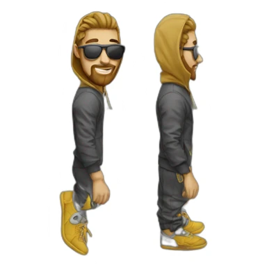 mens street wear sticker