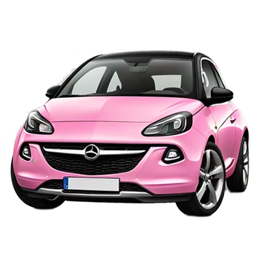 opel adam rocks pink sticker