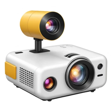 round white projector sticker