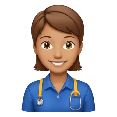 Employee with Lanyards sticker