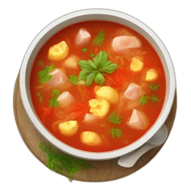 Borsh Ukrainian dish soup sticker