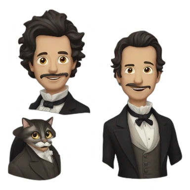 mister Jekyll and mister Hide sticker