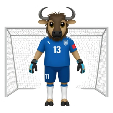 Goalie Wildebeest sticker
