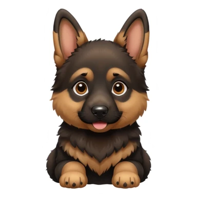 german shepard puppy sticker