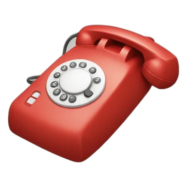 Red phone sticker