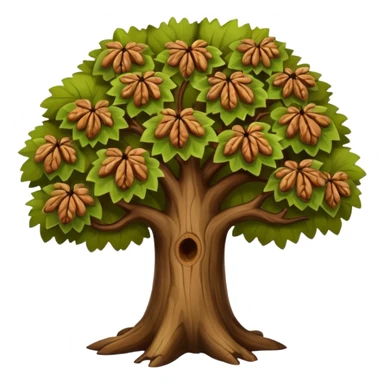 walnut tree sticker