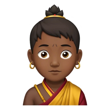 tibet boy sticker