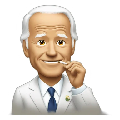 Joe Biden smoking weed sticker