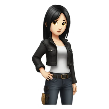 Tifa lockhart sticker