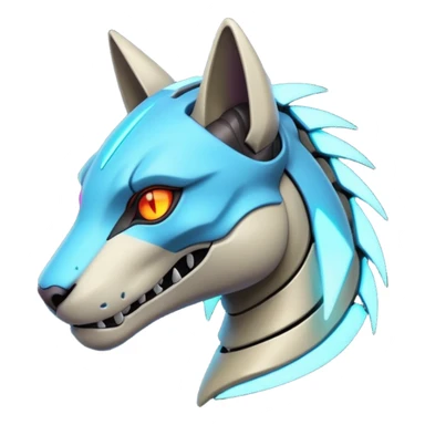 Pretty Cyberpunky Cool Marowak-Feline-hybrid sticker