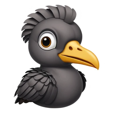 Umbrella bird sticker