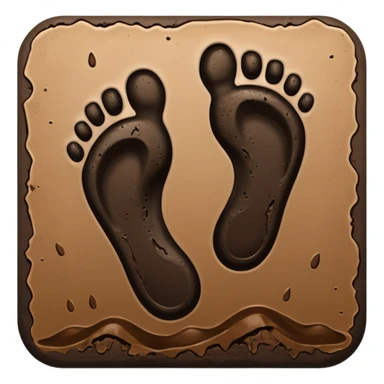 ayakkabı izi sticker