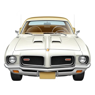 1971 white maverick sticker