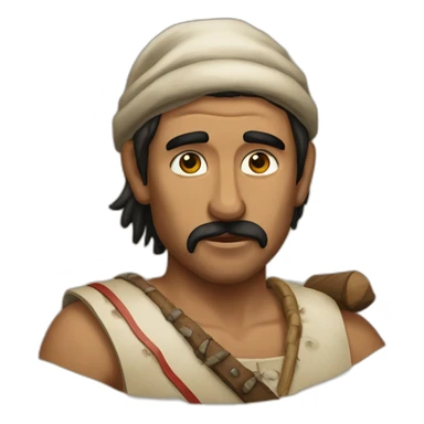 In Santa Tecla, the Europeans decided to fight the Indians. sticker