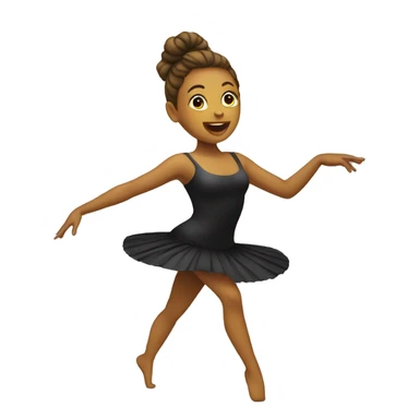 danseuse qui mange  sticker