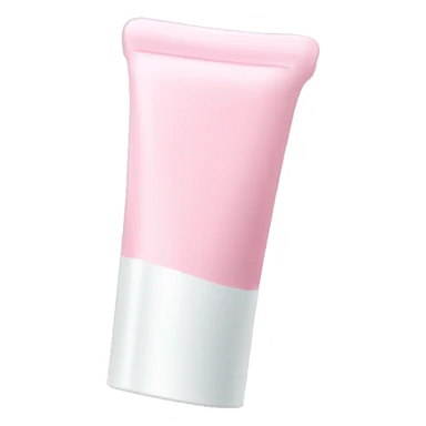 Pale pink toothpaste tube sticker