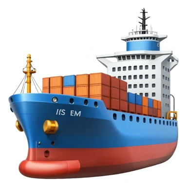 cargo ship sticker