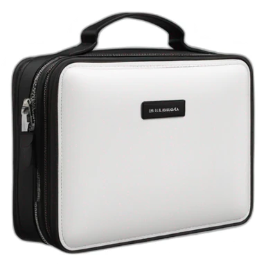 Balenciaga logo black lunchbox bag  sticker