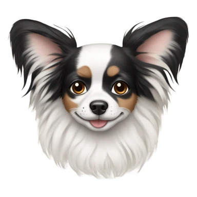 White tattooed pap with bunny sticker