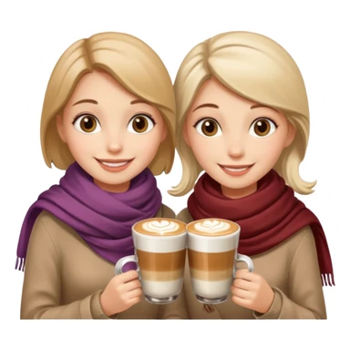 GIRLS WITH CAPPUCINO sticker