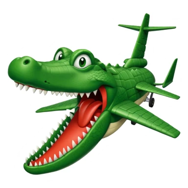 Bombordilo crocodillo with a plane body lead sticker