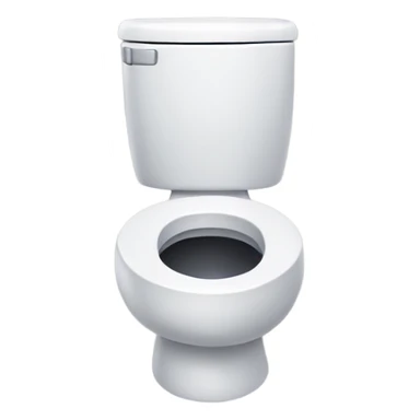 A toilet with a camera sticking out sticker