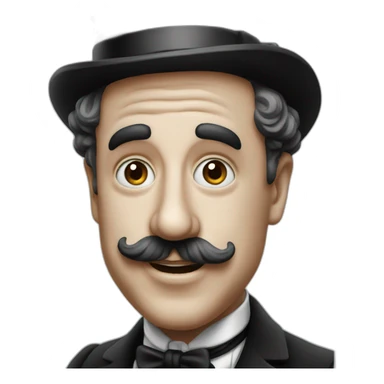 Charly chaplin sticker