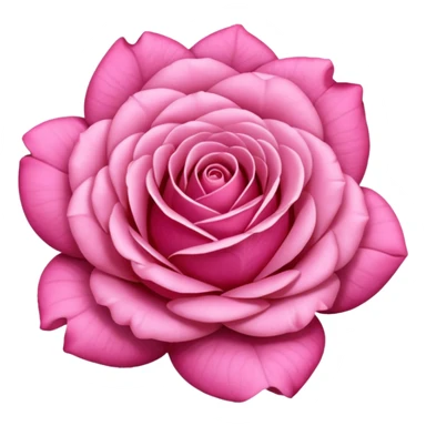 Pink rose sticker