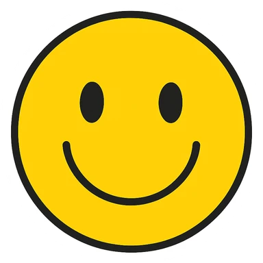 happy face sticker