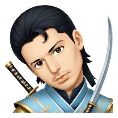 Elegant Samurai sticker
