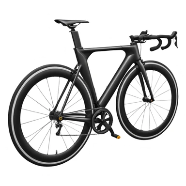 Draw a sleek racing bike with thin tires & aerodynamic frame sticker