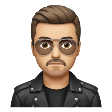George Michael  young  sticker