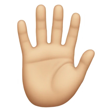 Hands close and Little finger up sticker