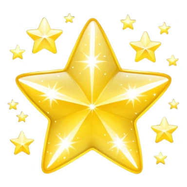 Sparkly stars sticker