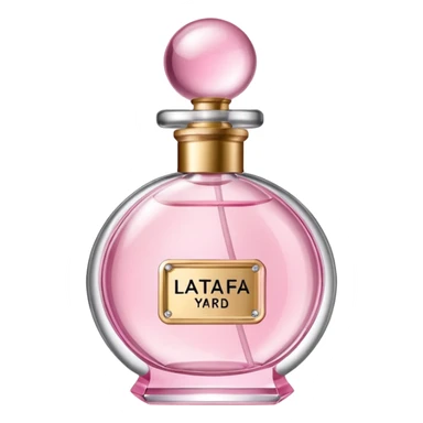 lattafa yard pink perfume sticker