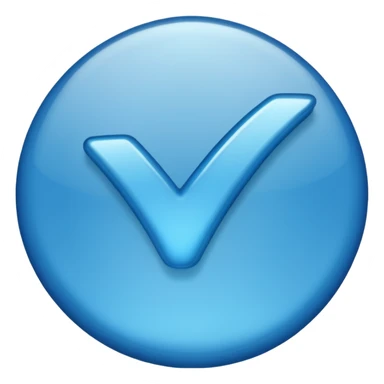 Check verificado de cuenta sticker