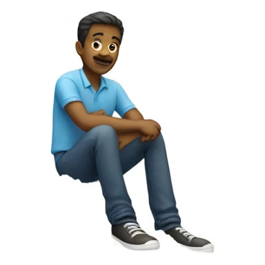 Guy with sugar below him sticker