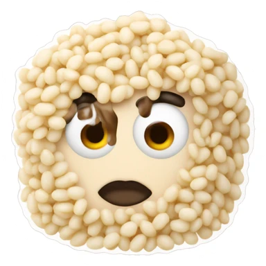 arroz con frijoles sticker