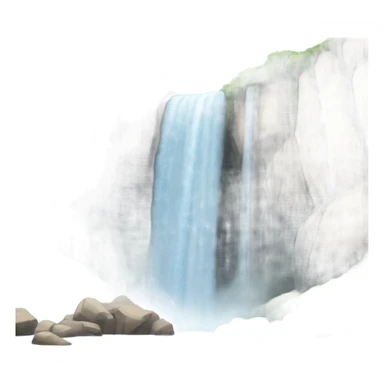 waterfall sticker